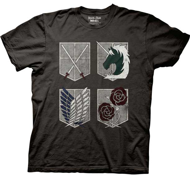 (image for) Attack on Titan Shield with Logo T-Shirt